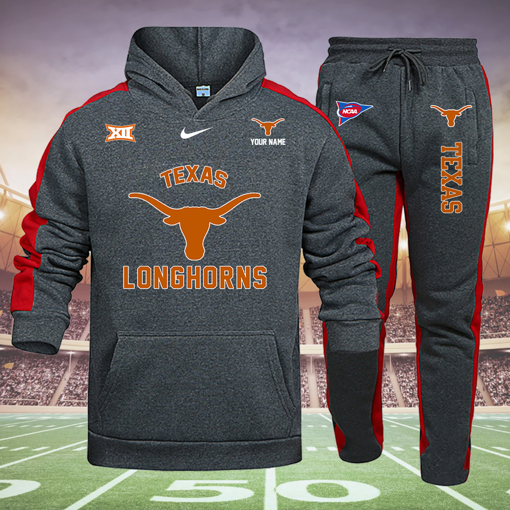 Texas Longhorns football Hoodie Set - Famjoys Texas Longhorns football Hoodie Set - Famjoys