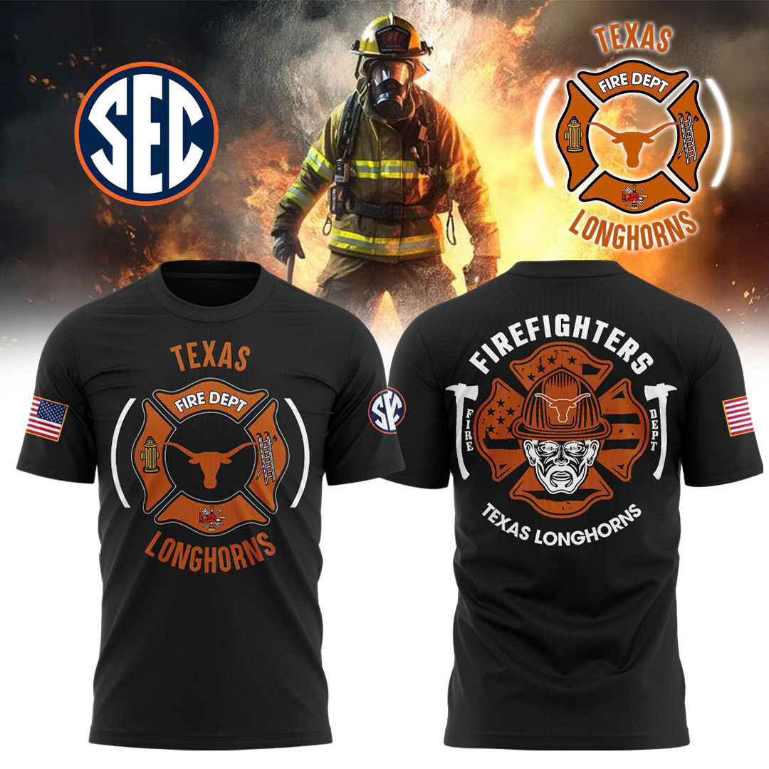 Texas Longhorns Football x Firefighter Appreciation Night Premium Tee - Famjoys Texas Longhorns Football x Firefighter Appreciation Night Premium Tee - Famjoys