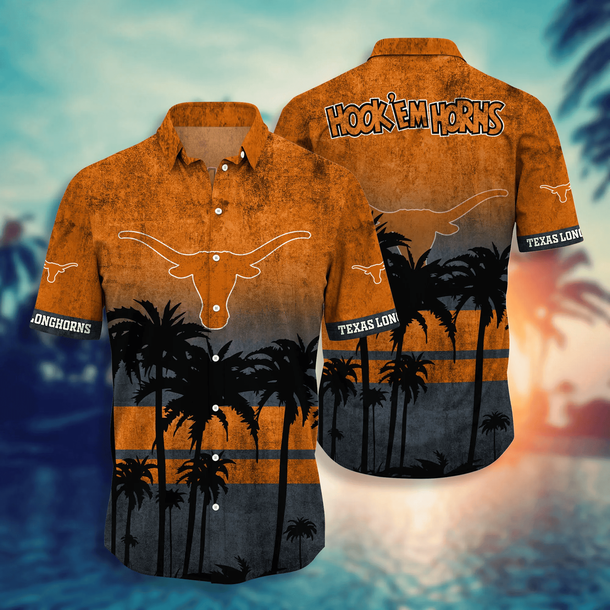 Texas Longhorns Hawaii Apparel - Famjoys Texas Longhorns Hawaii Apparel - Famjoys