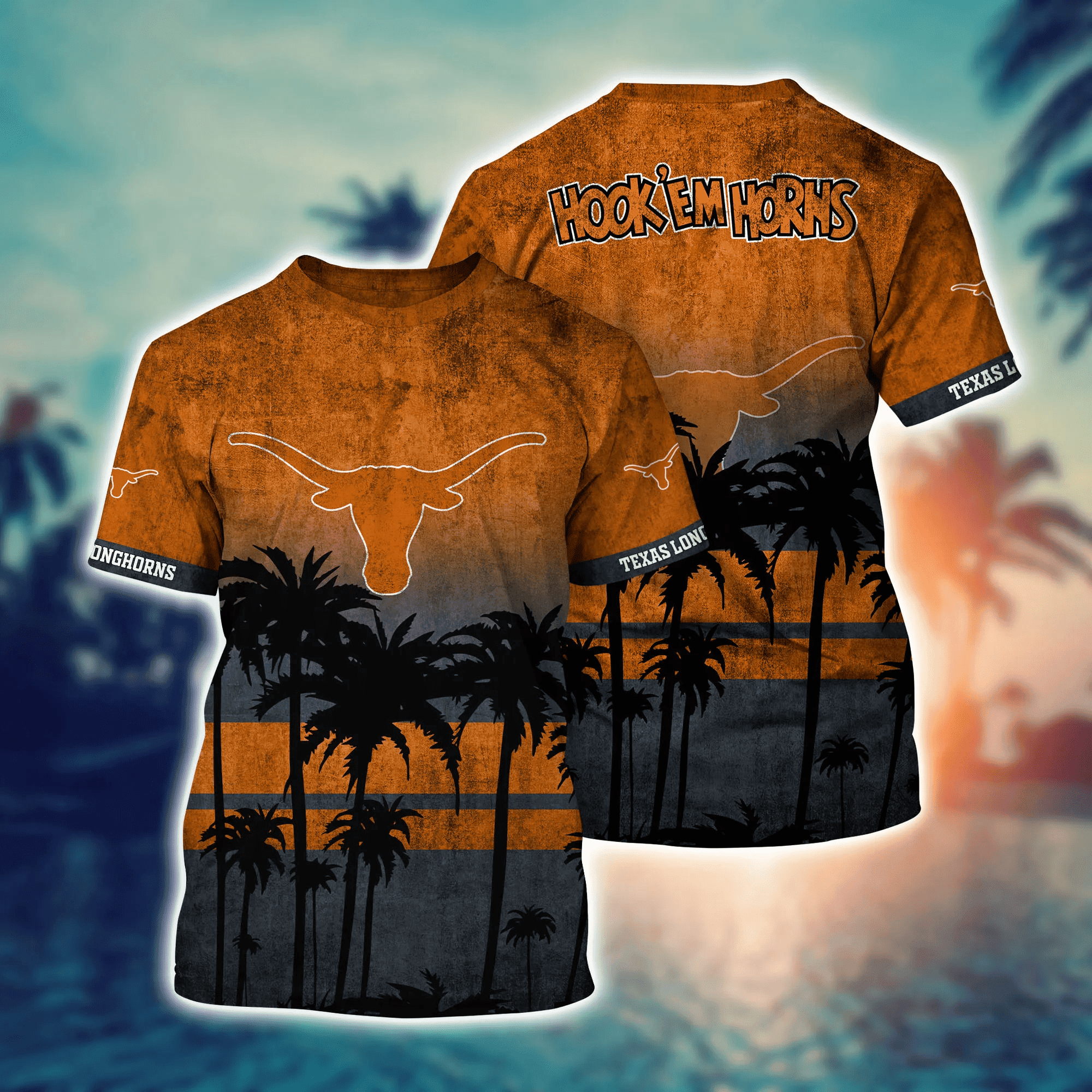 Texas Longhorns Hawaii Apparel - Famjoys Texas Longhorns Hawaii Apparel - Famjoys