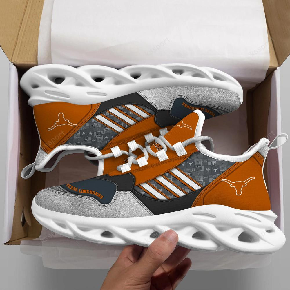 Texas Longhorns Max Soul Clunky, Running Sneakers - Famjoys Texas Longhorns Max Soul Clunky, Running Sneakers - Famjoys