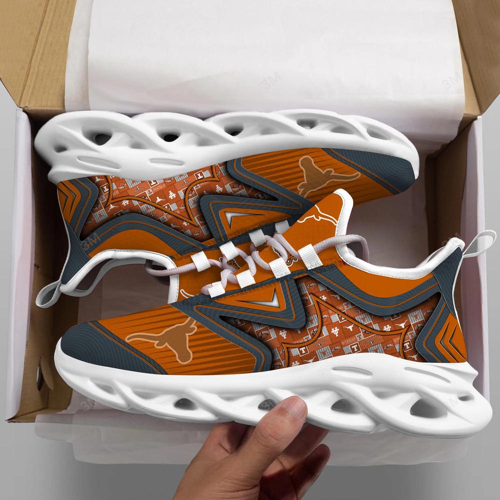 Texas Longhorns Max Soul Clunky Shoes - Famjoys Texas Longhorns Max Soul Clunky Shoes - Famjoys