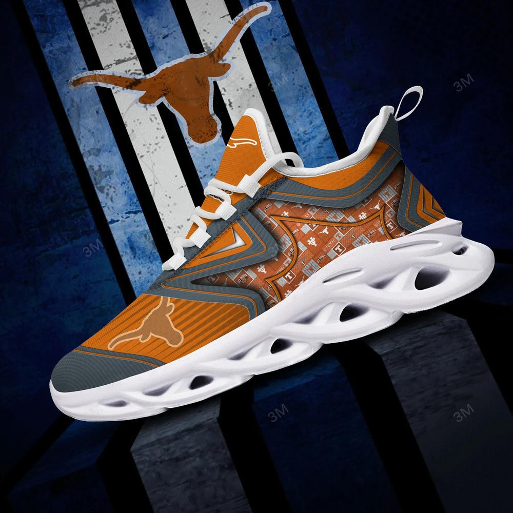 Texas Longhorns Max Soul Clunky Shoes - Famjoys Texas Longhorns Max Soul Clunky Shoes - Famjoys