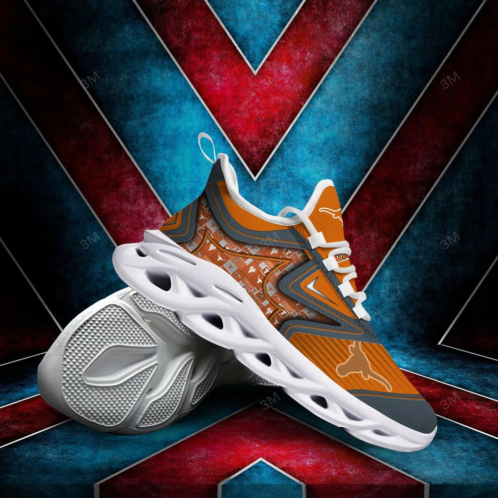 Texas Longhorns Max Soul Clunky Shoes - Famjoys Texas Longhorns Max Soul Clunky Shoes - Famjoys