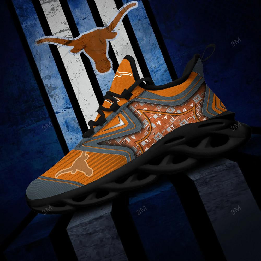Texas Longhorns Max Soul Clunky Shoes - Famjoys Texas Longhorns Max Soul Clunky Shoes - Famjoys