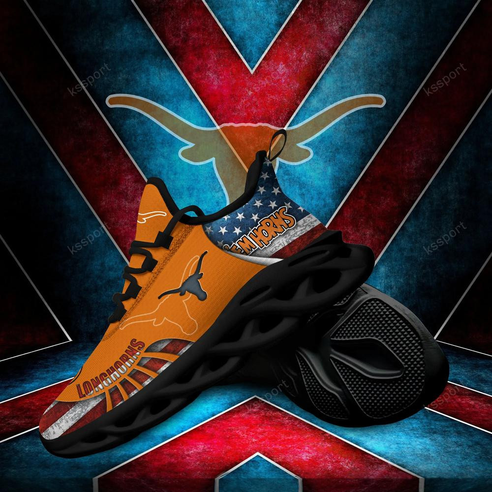 Texas Longhorns Max Soul Clunky Shoes - Famjoys Texas Longhorns Max Soul Clunky Shoes - Famjoys