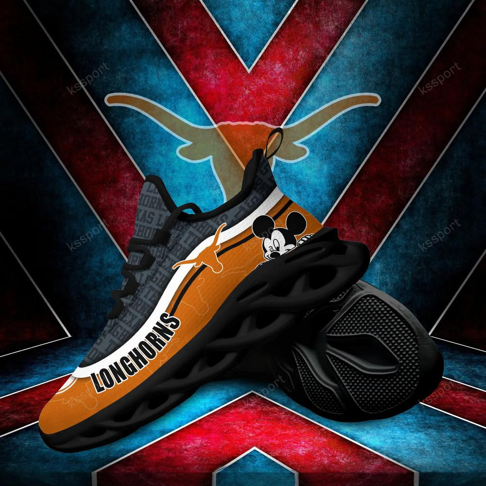 Texas Longhorns Max Soul Clunky Sneakers - Famjoys Texas Longhorns Max Soul Clunky Sneakers - Famjoys