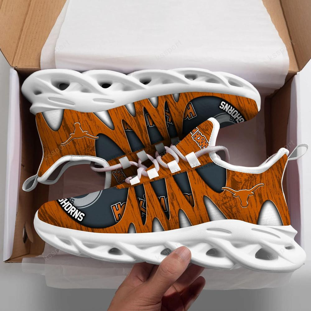 Texas Longhorns Max Soul Shoes, Running Sneakers - Famjoys Texas Longhorns Max Soul Shoes, Running Sneakers - Famjoys