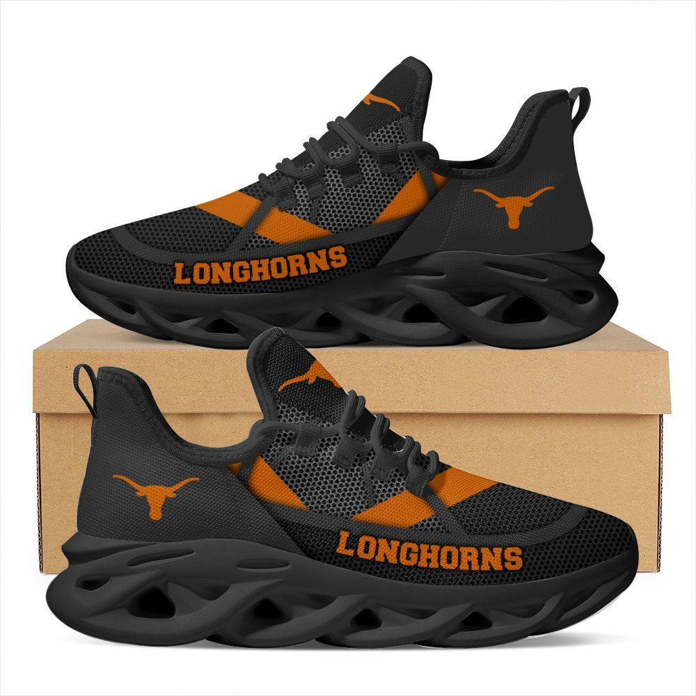 Texas Longhorns Max Soul Sneakers Shoes - Famjoys Texas Longhorns Max Soul Sneakers Shoes - Famjoys