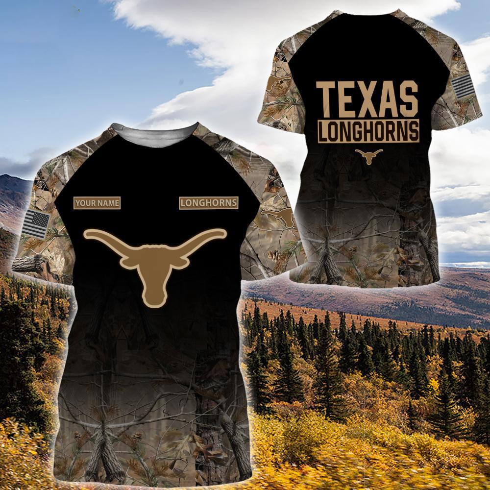 Texas Longhorns Personalized Hunting Camo Hoodie,T-Shirt, Sweatshirt, Zipper - Famjoys Texas Longhorns Personalized Hunting Camo Hoodie,T-Shirt, Sweatshirt, Zipper - Famjoys