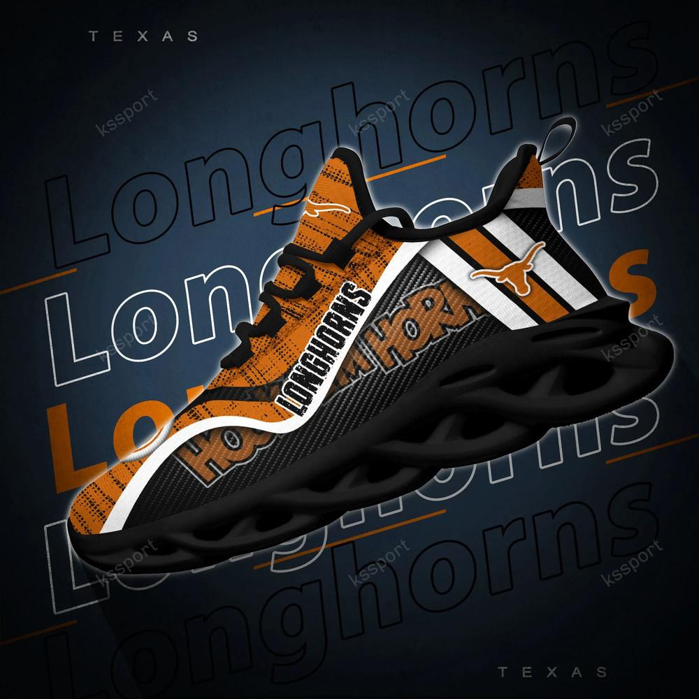 Texas Longhorns Personalized Max Soul Shoes 2022 - Famjoys Texas Longhorns Personalized Max Soul Shoes 2022 - Famjoys