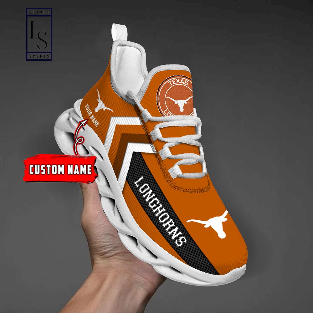 Texas Longhorns Personalized Max Soul Shoes - Famjoys Texas Longhorns Personalized Max Soul Shoes - Famjoys