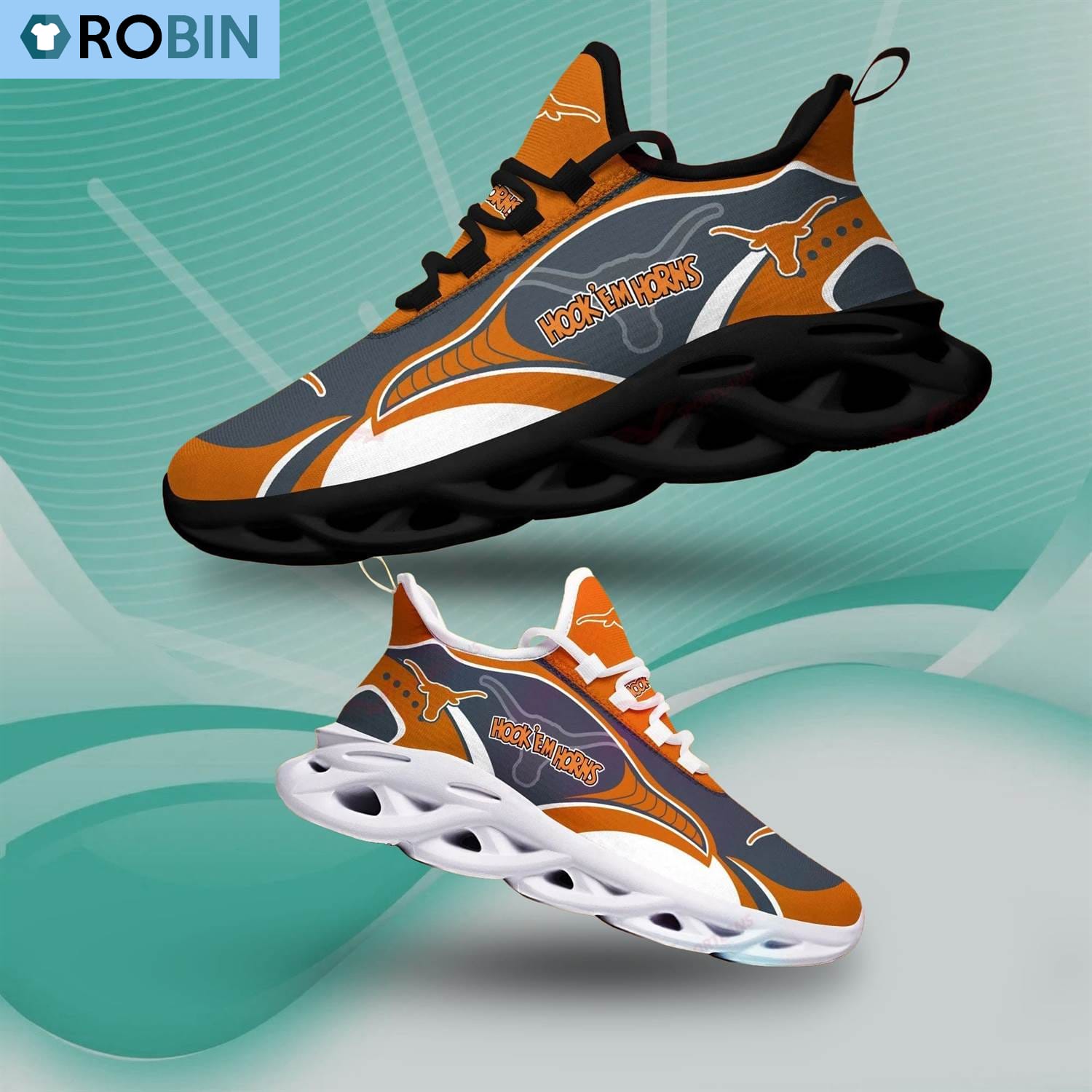 Texas Longhorns Sneakers - Famjoys Texas Longhorns Sneakers - Famjoys