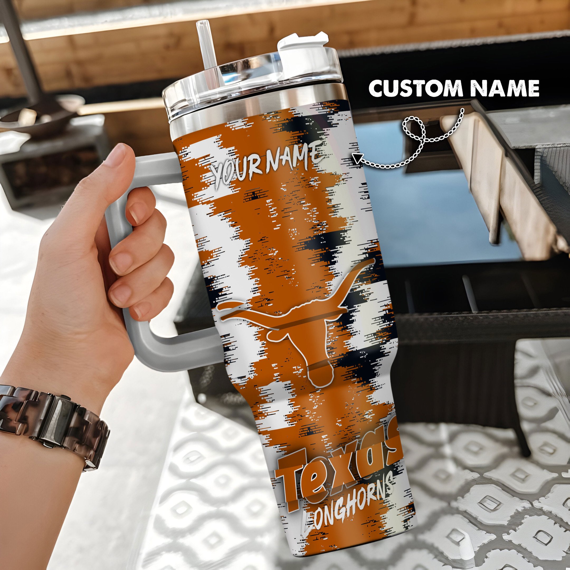 Texas Longhorns Stanley Tumbler - Famjoys Texas Longhorns Stanley Tumbler - Famjoys