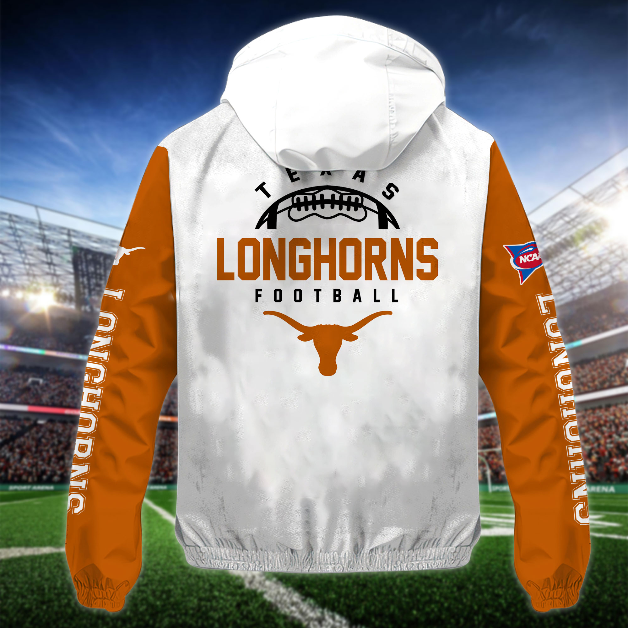 Texas Longhorns Windbreaker Outdoor Jacket - Famjoys Texas Longhorns Windbreaker Outdoor Jacket - Famjoys