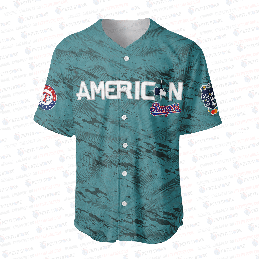 Texas Rangers All-Star Game Custom Name Baseball Jersey - Famjoys Texas Rangers All-Star Game Custom Name Baseball Jersey - Famjoys