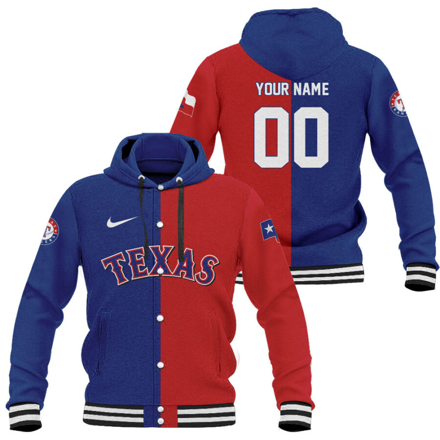 Texas Rangers Baseball Jacket - Famjoys Texas Rangers Baseball Jacket - Famjoys