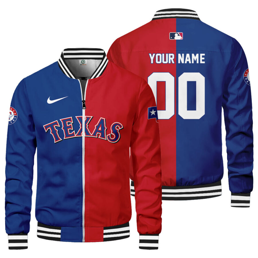 Texas Rangers Baseball Jacket - Famjoys Texas Rangers Baseball Jacket - Famjoys