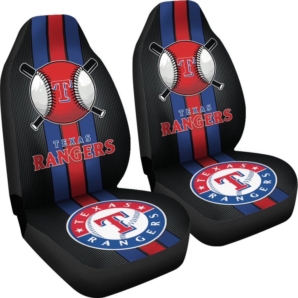Texas Rangers Car Seat Covers MBL Baseball Ph220914-29 - Famjoys Texas Rangers Car Seat Covers MBL Baseball Ph220914-29 - Famjoys