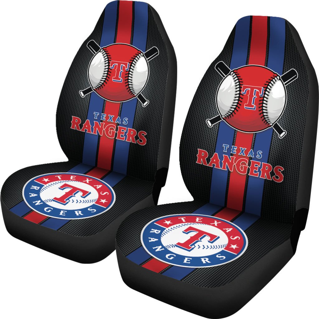 Texas Rangers Car Seat Covers MBL Baseball Ph220914-29 - Famjoys Texas Rangers Car Seat Covers MBL Baseball Ph220914-29 - Famjoys