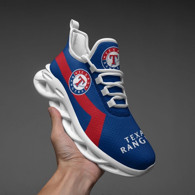 Texas Rangers Classic Pattern Max Soul Shoes NEW054060 - Famjoys Texas Rangers Classic Pattern Max Soul Shoes NEW054060 - Famjoys