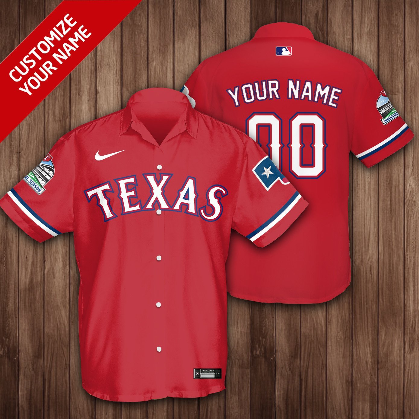 Texas Rangers Hawaiian Shirt - Famjoys Texas Rangers Hawaiian Shirt - Famjoys