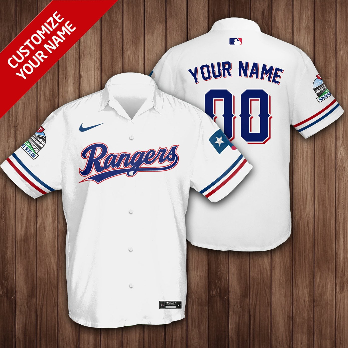 Texas Rangers Hawaiian Shirt - Famjoys Texas Rangers Hawaiian Shirt - Famjoys