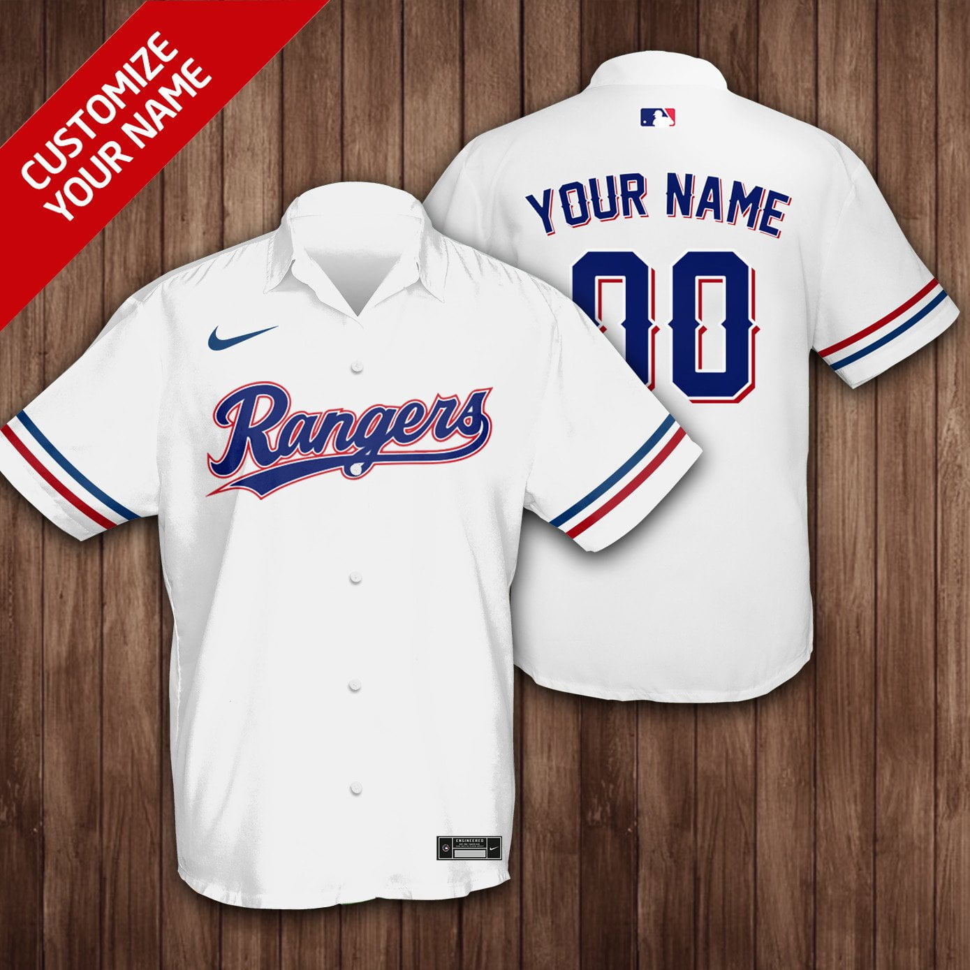 Texas Rangers Hawaiian Shirt - Famjoys Texas Rangers Hawaiian Shirt - Famjoys