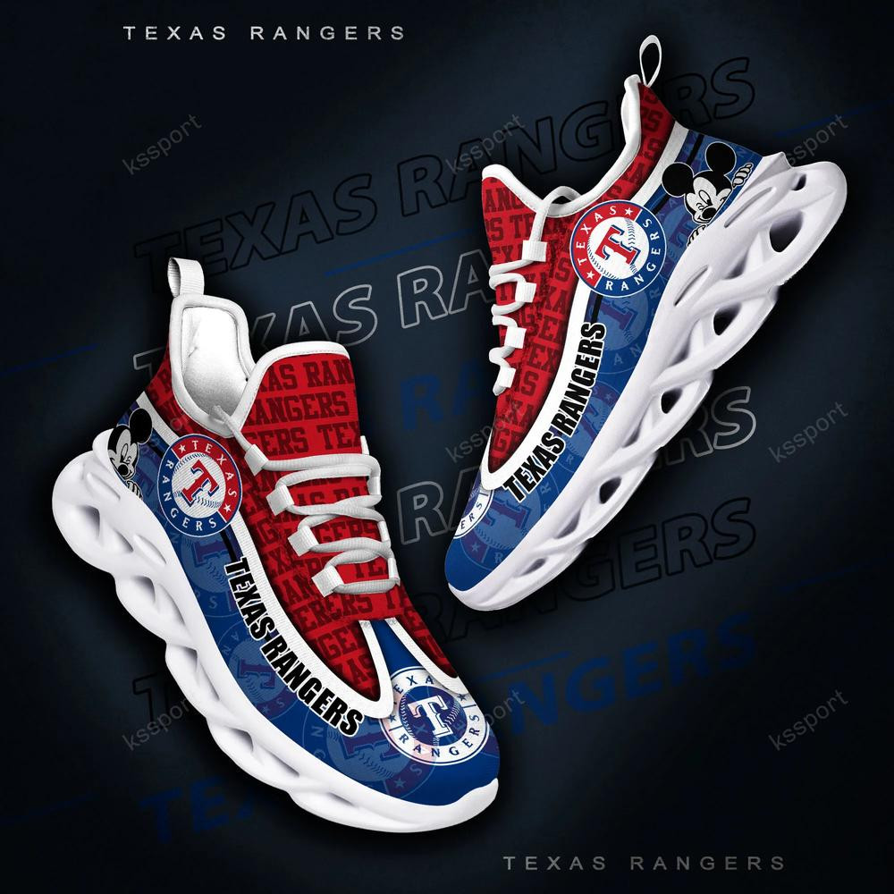 Texas Rangers Max Soul Clunky Sneakers - Famjoys Texas Rangers Max Soul Clunky Sneakers - Famjoys