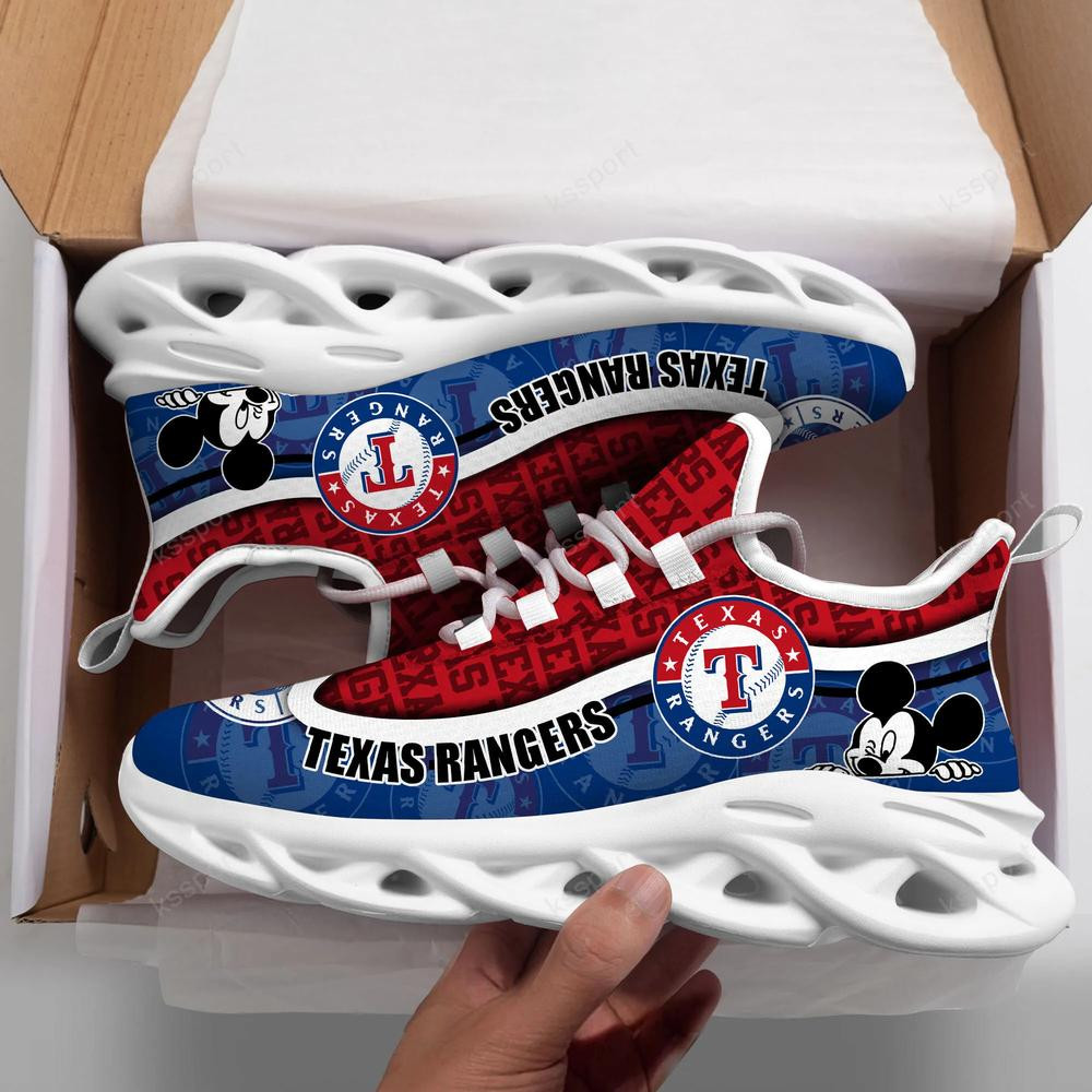 Texas Rangers Max Soul Clunky Sneakers - Famjoys Texas Rangers Max Soul Clunky Sneakers - Famjoys