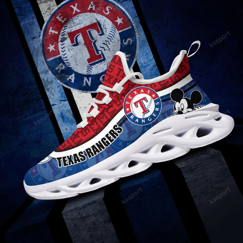 Texas Rangers Max Soul Clunky Sneakers - Famjoys Texas Rangers Max Soul Clunky Sneakers - Famjoys