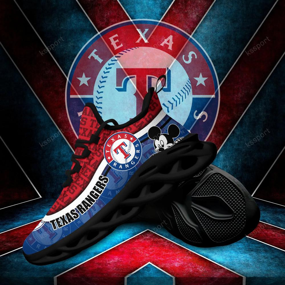 Texas Rangers Max Soul Clunky Sneakers - Famjoys Texas Rangers Max Soul Clunky Sneakers - Famjoys