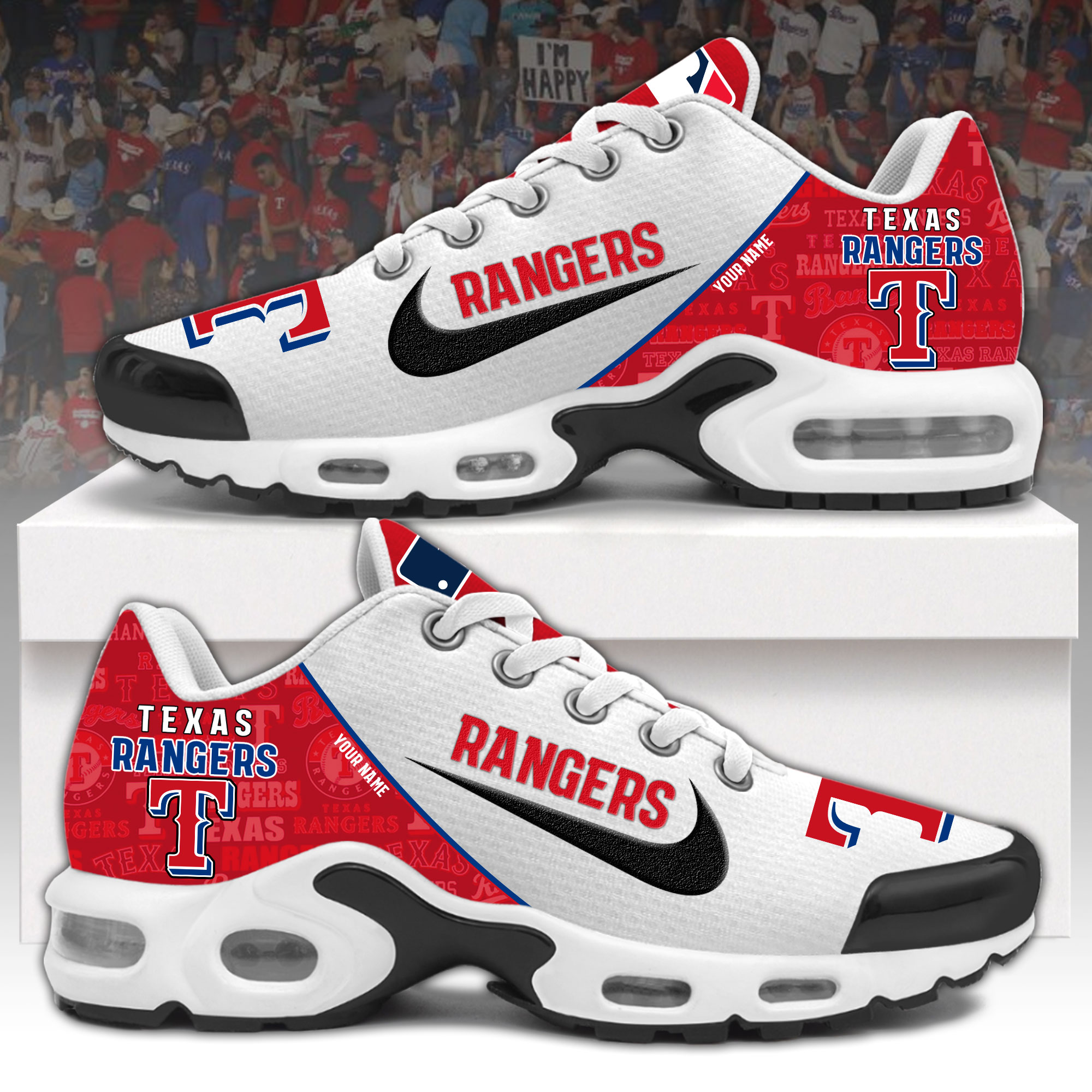 Texas Rangers Shoes - Famjoys Texas Rangers Shoes - Famjoys