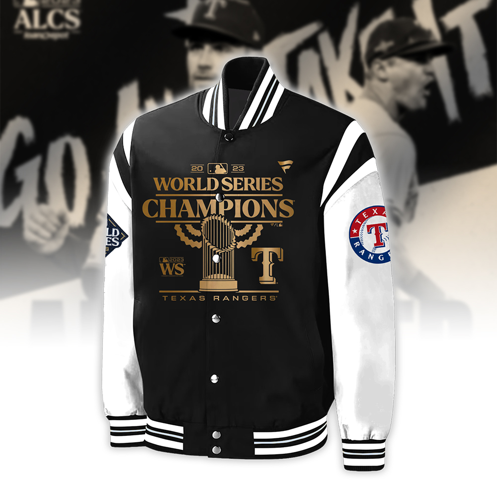 Texas Rangers World Series Champions Baseball Jacket - Famjoys Texas Rangers World Series Champions Baseball Jacket - Famjoys