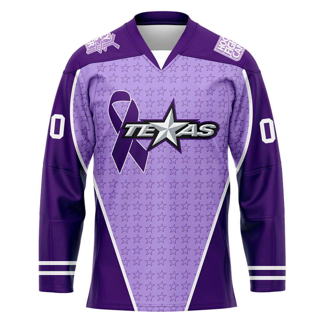 Texas Stars Hockey Fighting Cancer Jersey - Famjoys Texas Stars Hockey Fighting Cancer Jersey - Famjoys