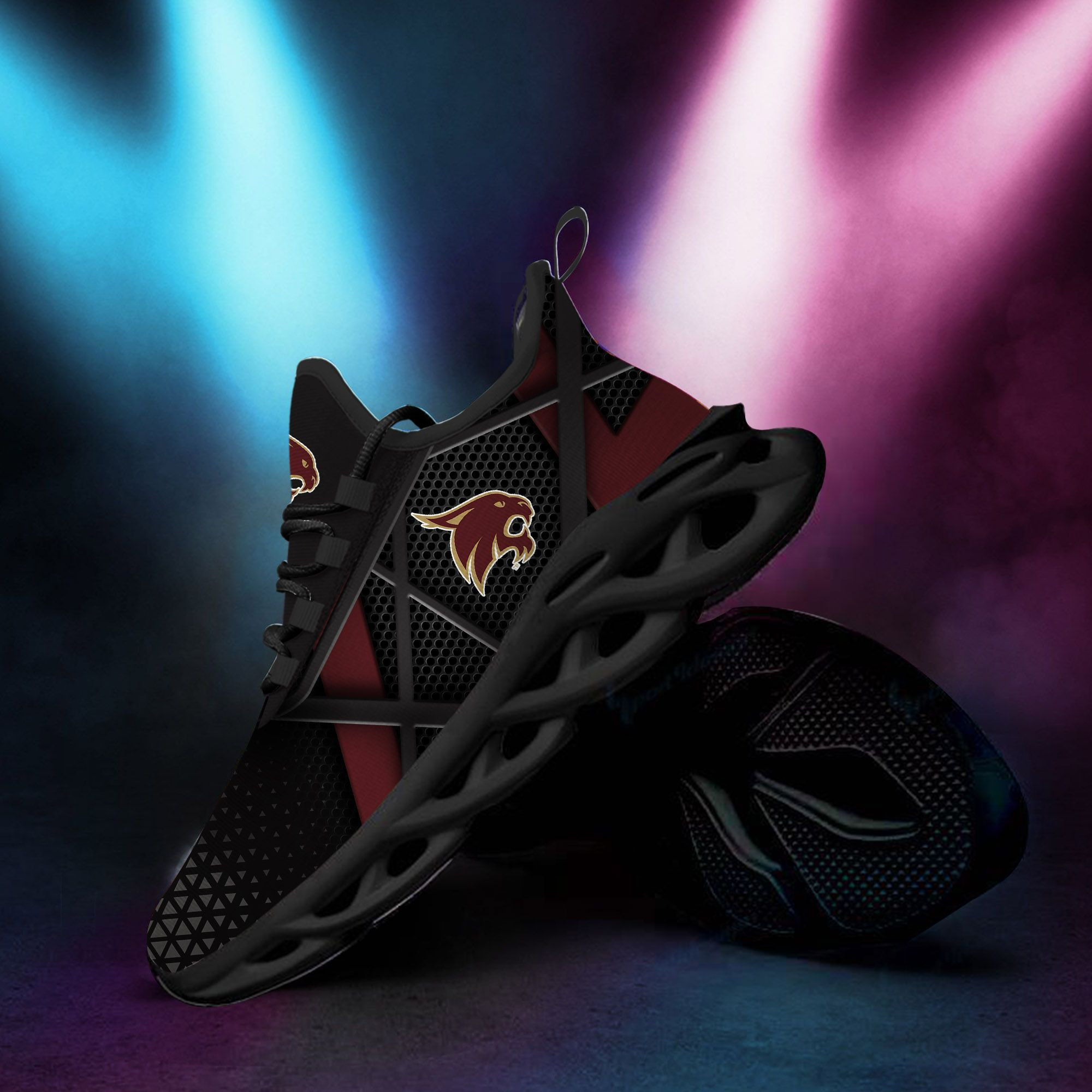 Texas State Bobcats Max Soul Sneakers Shoes - Famjoys Texas State Bobcats Max Soul Sneakers Shoes - Famjoys