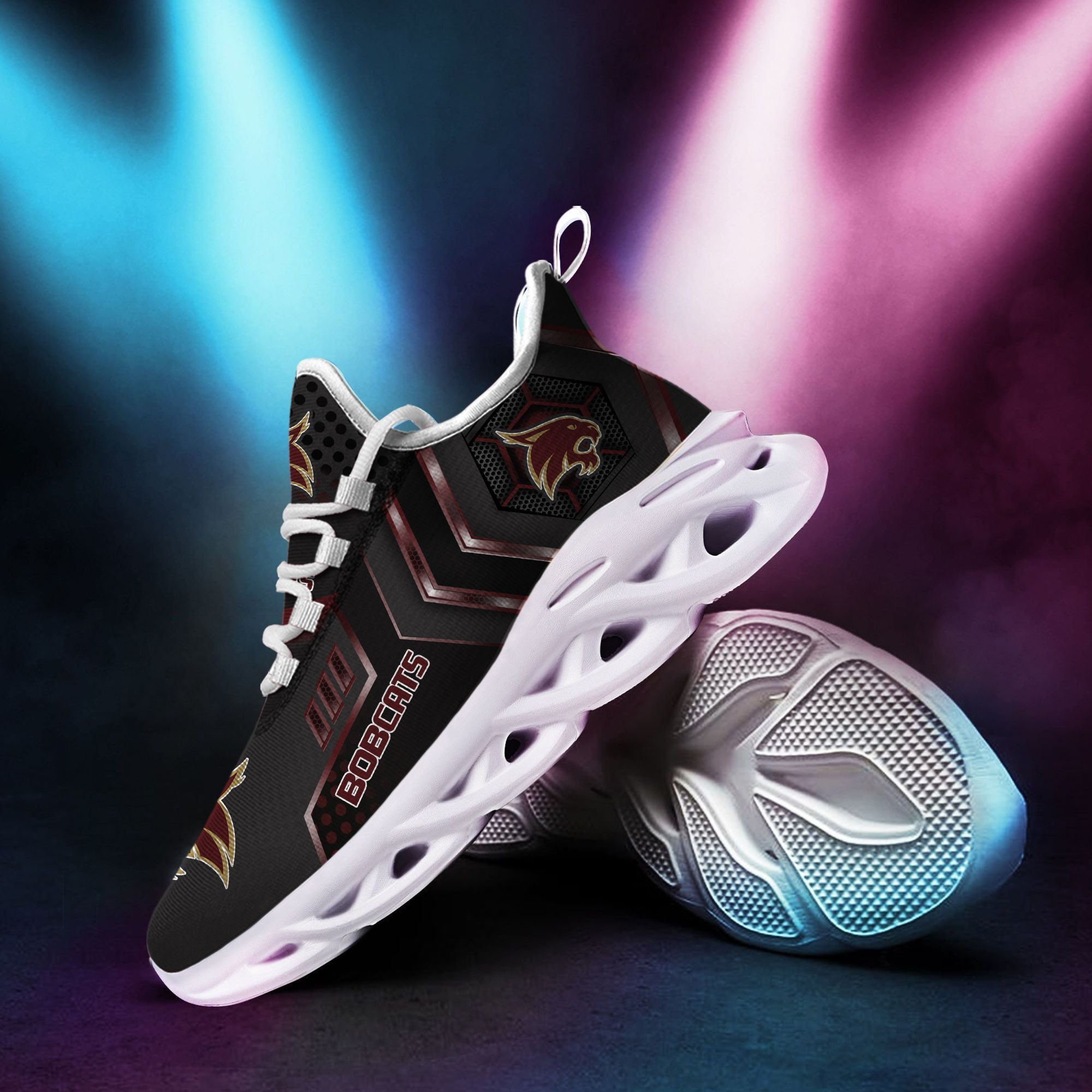 Texas State Bobcats Max Soul Sneakers Shoes - Famjoys Texas State Bobcats Max Soul Sneakers Shoes - Famjoys