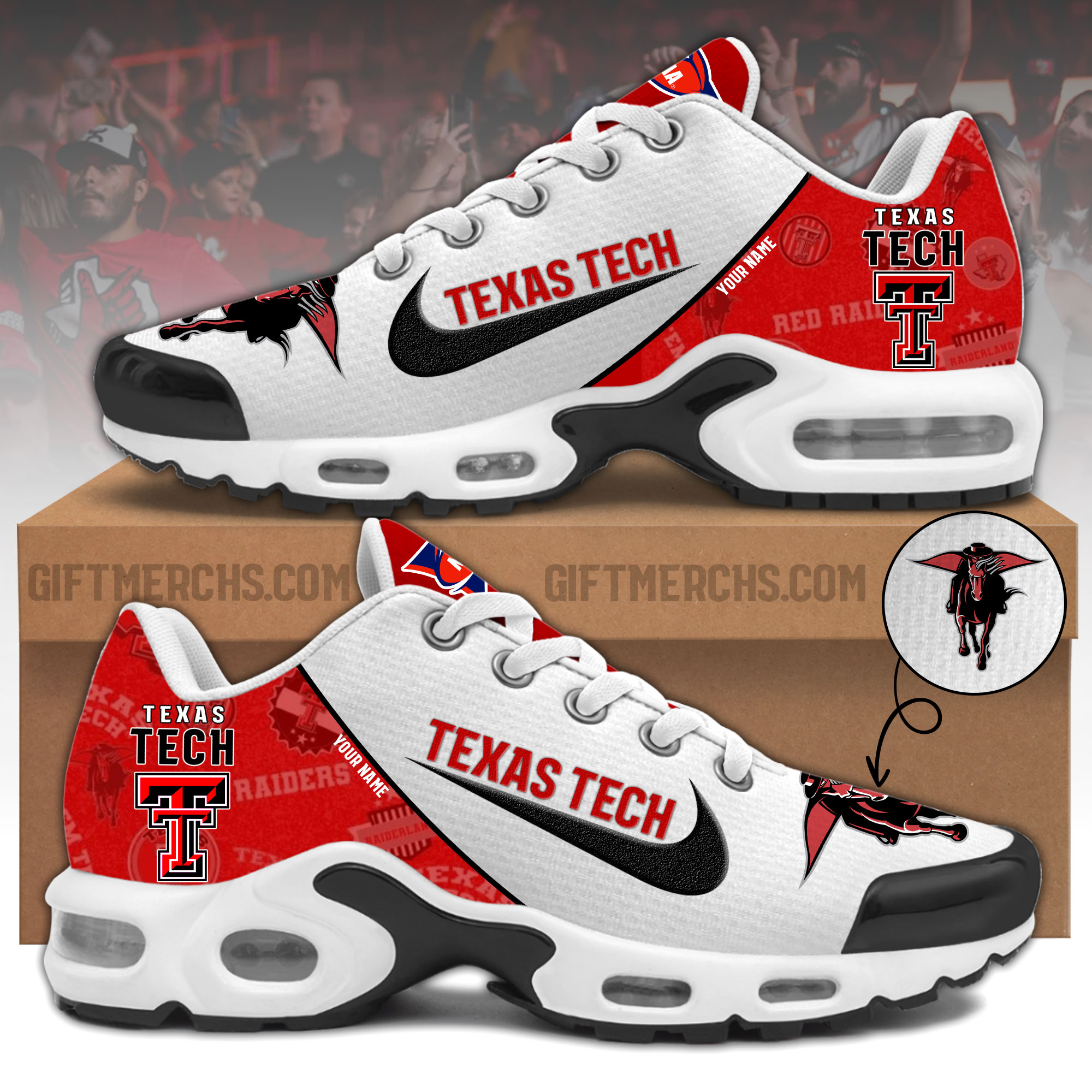 Texas Tech Personalized Shoes - Famjoys Texas Tech Personalized Shoes - Famjoys