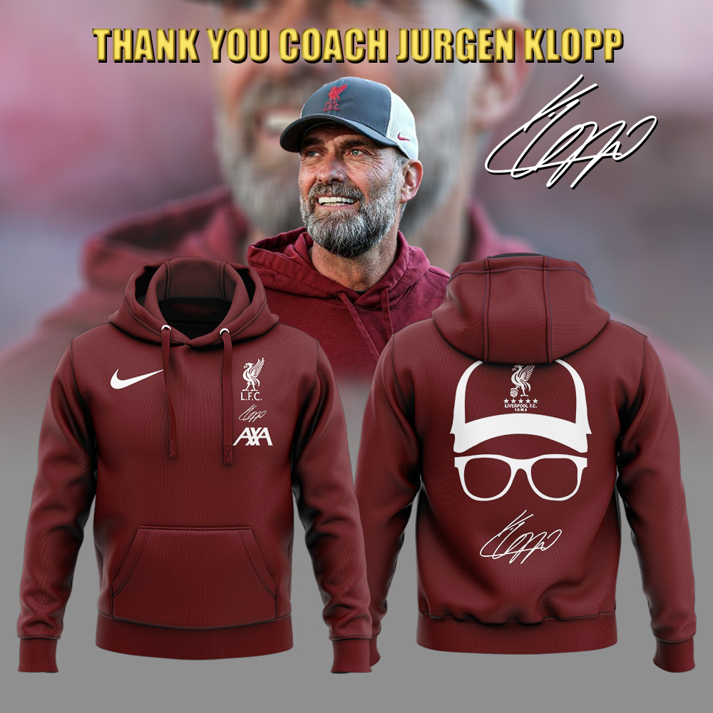 Thank You Coach Jurgen Klopp Edition-SP26012401ID10DS07 Hoodie set - Famjoys Thank You Coach Jurgen Klopp Edition-SP26012401ID10DS07 Hoodie set - Famjoys