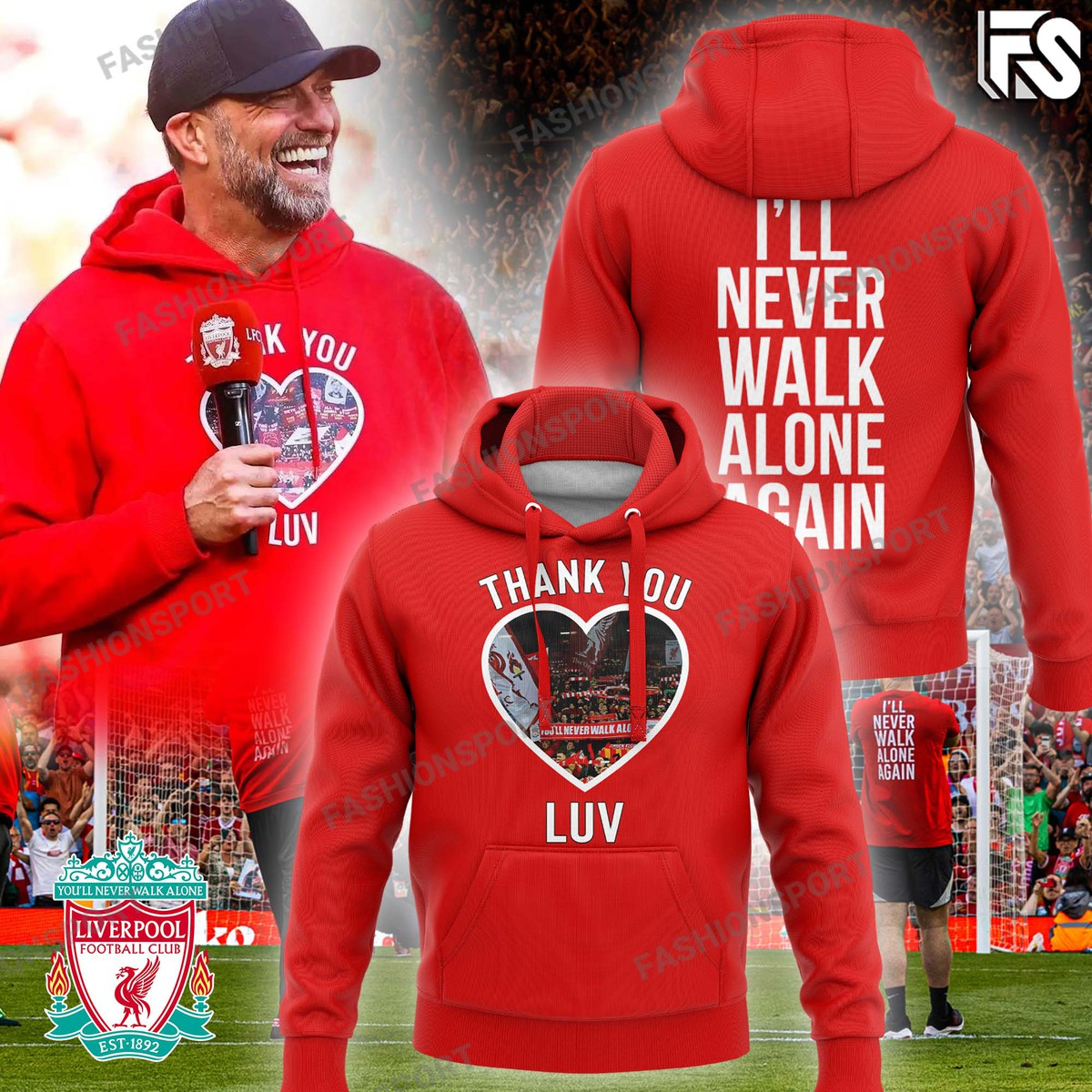 Thank you for everything declared Jürgen Hoodie - Famjoys Thank you for everything declared Jürgen Hoodie - Famjoys