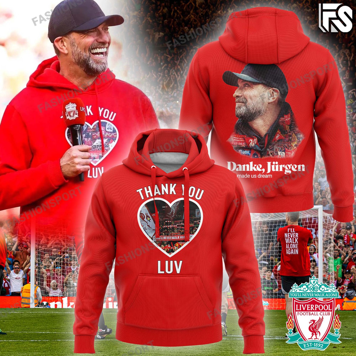 Thank you for everything declared Jürgen Hoodie - Famjoys Thank you for everything declared Jürgen Hoodie - Famjoys