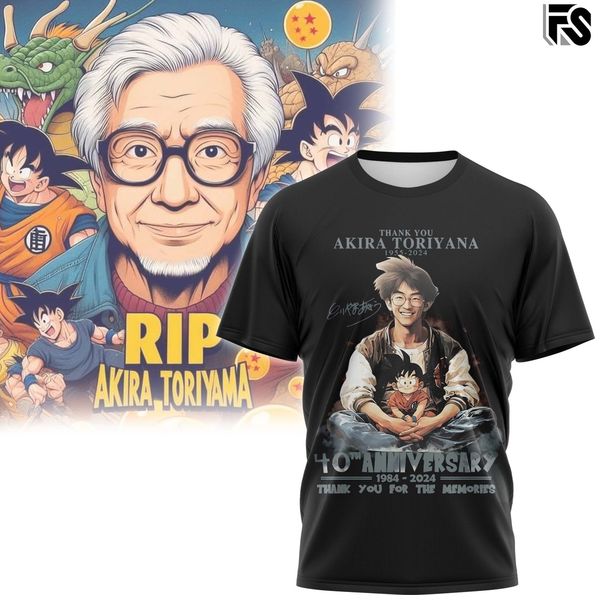 Thank you memories Akira Toriyama Hoodie - Famjoys Thank you memories Akira Toriyama Hoodie - Famjoys