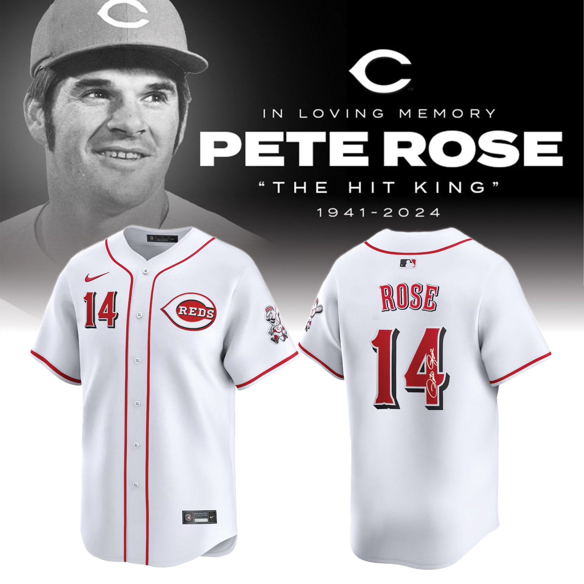 Thank You Pete Rose 14 Baseball Jersey s - Famjoys Thank You Pete Rose 14 Baseball Jersey s - Famjoys