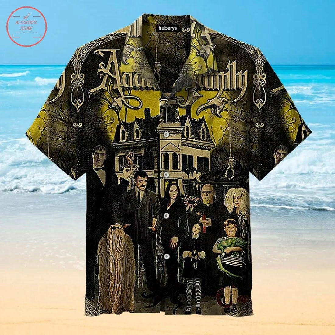 The Addams Family Hawaiian Shirt - Famjoys The Addams Family Hawaiian Shirt - Famjoys