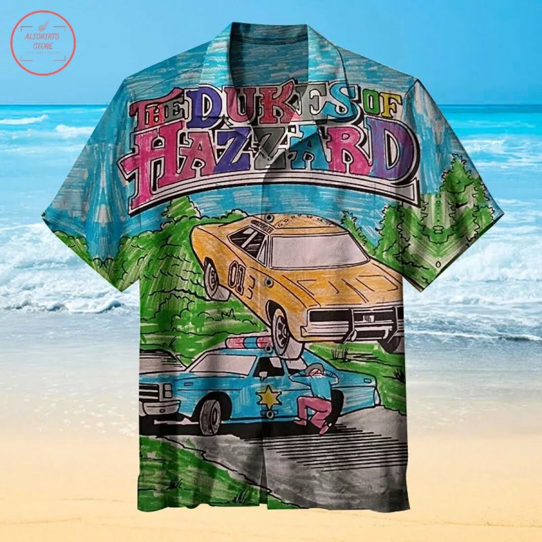 The Dukes Of Hazzard Hawaiian Shirt - Famjoys The Dukes Of Hazzard Hawaiian Shirt - Famjoys
