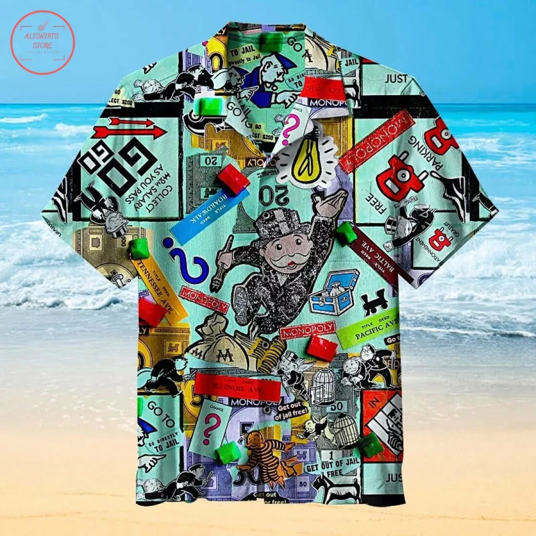 The Monopoly Hawaiian Shirt - Famjoys The Monopoly Hawaiian Shirt - Famjoys
