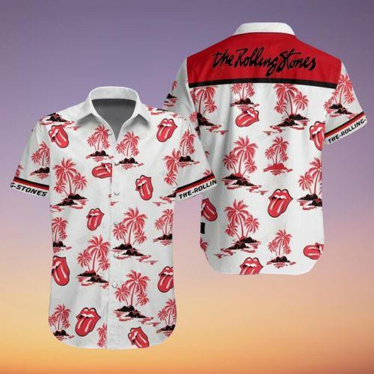 The Rolling Stones Hawaii Hawaiian Shirt - Famjoys The Rolling Stones Hawaii Hawaiian Shirt - Famjoys