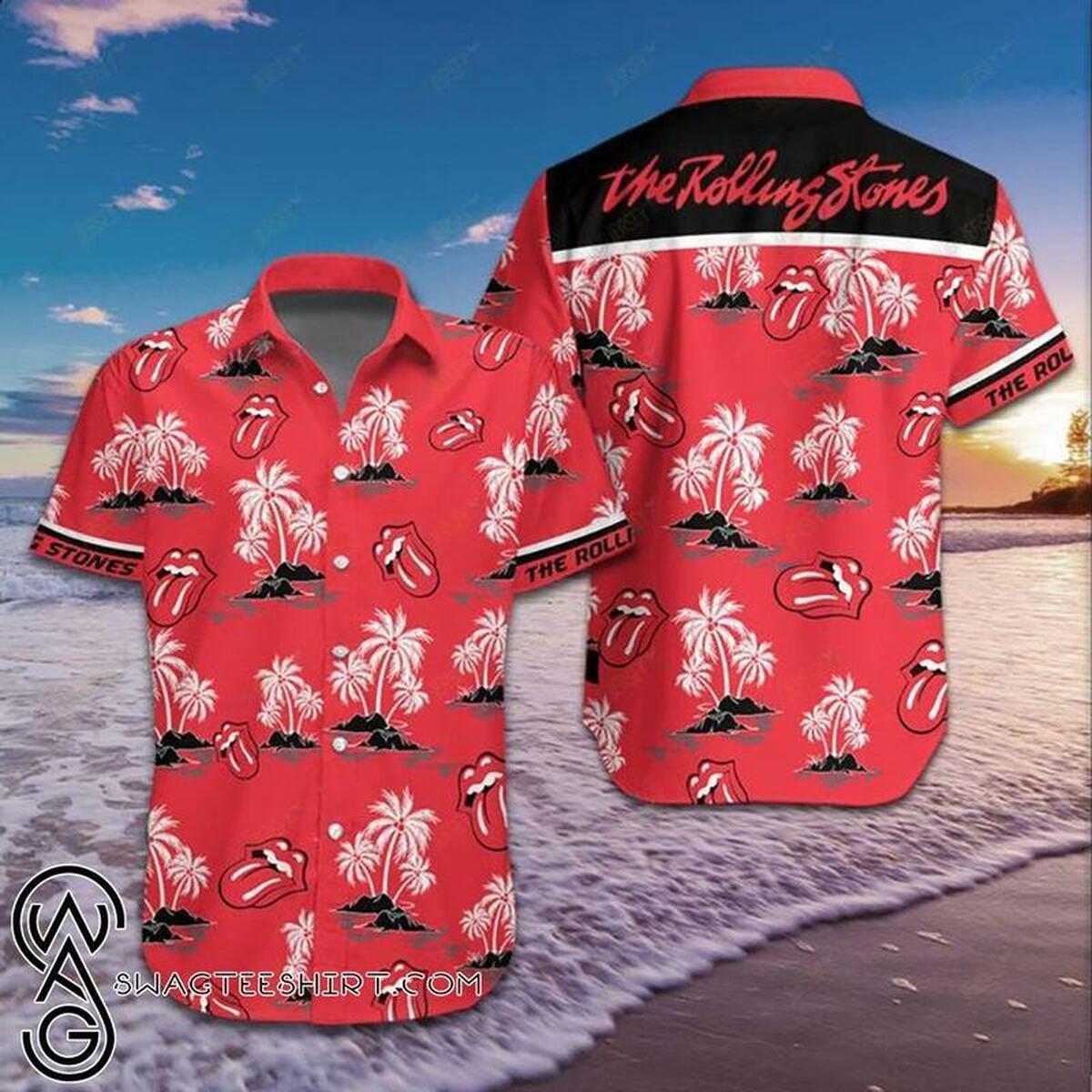 The Rolling Stones Hawaii Hawaiian Shirt - Famjoys The Rolling Stones Hawaii Hawaiian Shirt - Famjoys