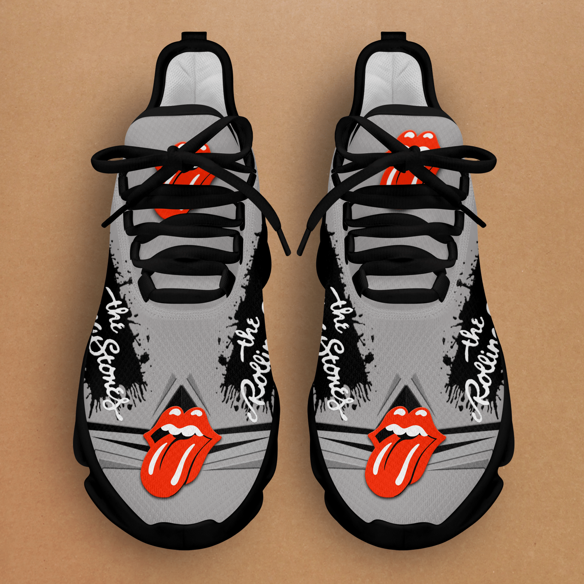 The Rolling Stones OW Grey Shoes - Famjoys The Rolling Stones OW Grey Shoes - Famjoys