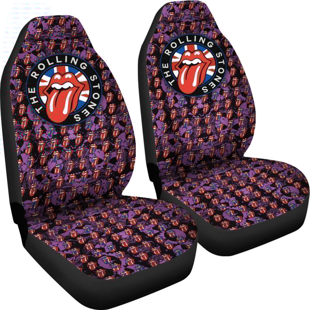 The Rolling Stones Rock And Roll Band Car Seat Covers 0301 - Famjoys The Rolling Stones Rock And Roll Band Car Seat Covers 0301 - Famjoys